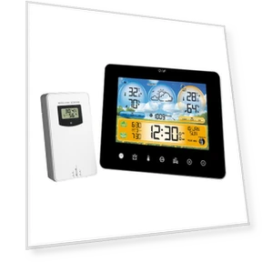 Weather Station with Remote Sensors and Touch Color Screen — Barometers, TOMTOP JMS