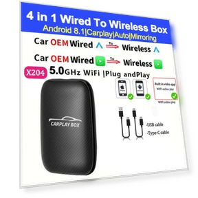 5-in-1 Car Play AI Box Adapter — Stereo Receivers, Home Of Auto Parts