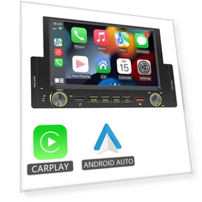 Car Radio with CarPlay and Android Auto — Stereo Receivers, SageTechnology