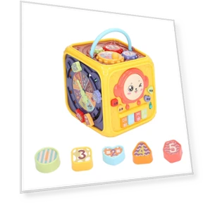 Kids Drum Set with Smart Home Music Light Function — Musical Toys, Neoglint
