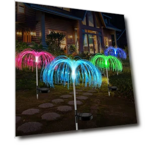 LED Solar Jellyfish Firework Light — Garden Illumination, AI Supermarket