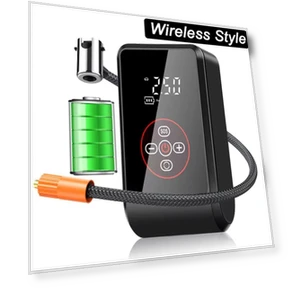 Portable Car Air Pump with Digital Display — Inflation Devices, LIAESMART