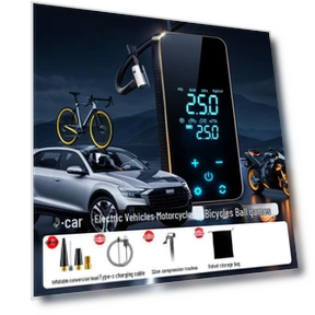Portable High-Power Digital Air Pump with Touch Screen — Inflation Devices, Apex Gear