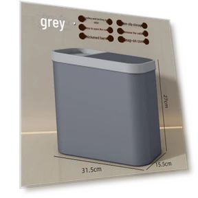 Smart Automatic Induction Trash Bin with Lid — Waste Baskets, Perfect choice for your home