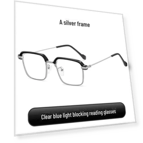 Smart Reading Glasses with Color-Changing Half-Frame — Smart Glasses, AI Supermarket