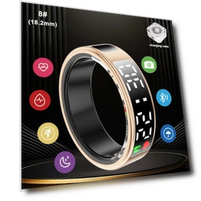 Smart Ring with LED Display — Smart Rings, SACOSDING
