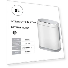 Smart Sensor Automatic Trash Can — Kitchen Cans, Simple and warm