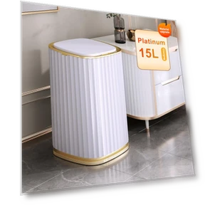 Smart Trash Bin Sensor — Kitchen Cans, Simple and warm