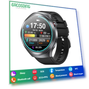 Smart Watch with ECG+PPG — Smartwatches, SACOSDING