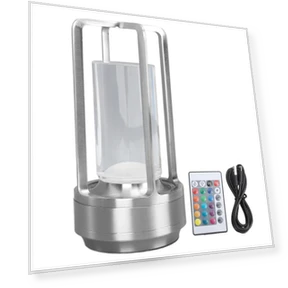 Wireless Desk Lamp with Crystal Shade — Study & Desk Lighting, KONNWEI