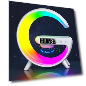 3-in-1 Wireless Charging Bluetooth Speaker with Ambient Light — Sleep Soothers, Factory Discount Outlet