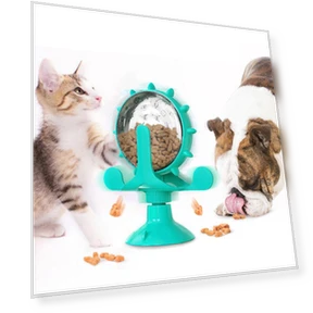 Interactive Pet Feeding Wheel Toy — Slow Feed, Smart Pet Supplies