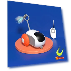 Interactive Smart Toy Car for Cats and Dogs — Interactive Animal Companions, Smart Pet Supplies