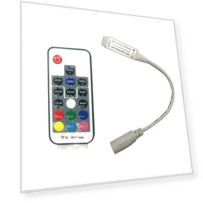 RGB Strip Controller with 17-Button Wireless Remote — LED Strips, TOMTOP JMS