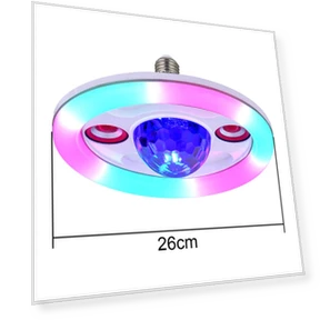 Smart LED Lamp with Bluetooth Speakers — Portable Audio, Refreshing Home