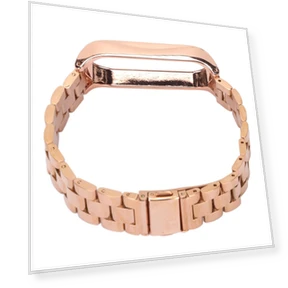 Stainless Steel Smart Watch Strap with Double Fold Clasp — Bands, DIYelecs
