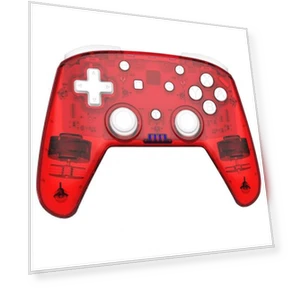 Transparent Wireless Bluetooth Vibration Game Controller — Gaming Controllers, Serene Homes