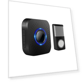 Wireless Doorbell with Home Security Alarm — Push Buttons, Refreshing Home