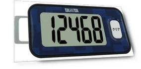 3D Sensor Indigo Blue Pedometer — Fitness & Activity Monitors, TANITA
