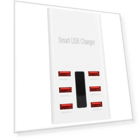 6-Port USB Smart Distribution Fast Charger — Charging Solutions, DIYelecs