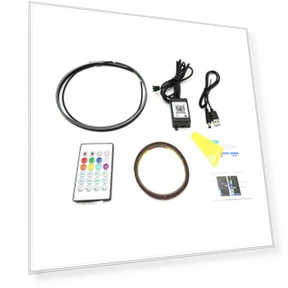 Automotive LED Strip RGB with App Control — Light Kit, Timeless Home