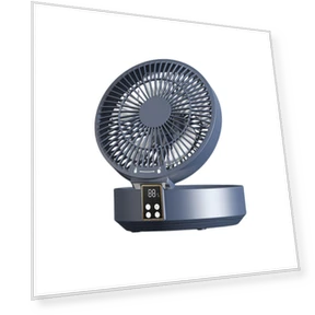 Folding Wall Fan with Night Light — Ceiling Fans, Digital capital