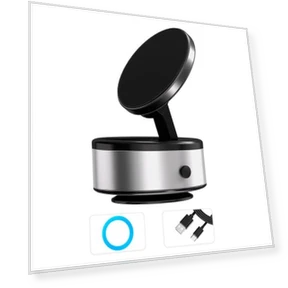 Magnetic Car Phone Mount — Dashboard Installation Kits, Worry free storage