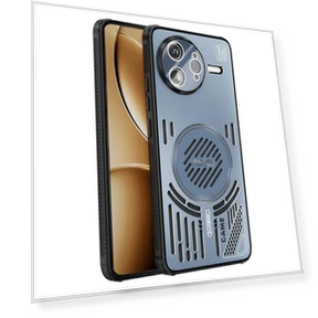 Magnetic Case Aluminium Alloy+PC+TPU Hollow Heat Dissipation Phone Cover — Basic Cases, Smartwatch 2025