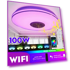Modern RGB LED Ceiling Light — Overhead Lighting, Decor Dream