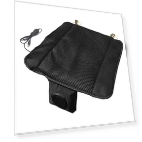 Nylon Cooling Car Seat Cushion with USB Fan — Cushions, SAMURAI STYLE