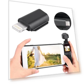 Phone Connector Adapter for DJI OSMO Pocket — Lens Attachments, DIYelecs