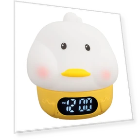 Rechargeable Colorful Silicone Touch Night Light with Timer and 2 Alarms — Night Lights, GoolRC