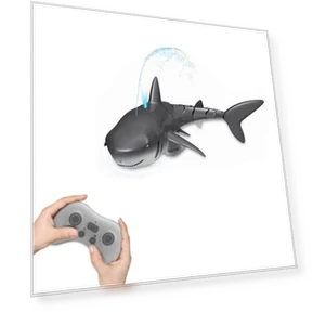 Remote Control Shark Whale Spray Water Toy — Aquatic Vehicles, JJRC