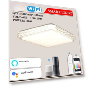 Smart LED Ceiling Light — Overhead Lighting, Trend CCC