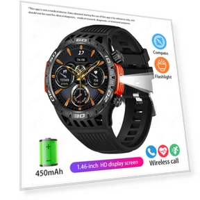 Smart Watch with LED Backlight — Smartwatches, ElectronicsHome