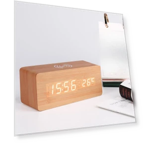 Smart Wireless Charging Alarm Clock — Alarm, Fashionable bags