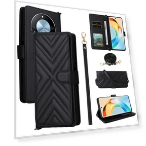 Wallet Case with Shoulder/Wrist Strap — Basic Cases, Samrtwatch Bands Straps