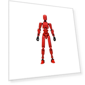3D Printed Titan Robot Mobile Doll Set — Collectible Statues, Hong Art
