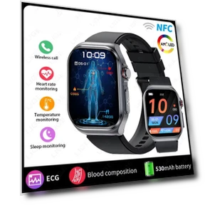 AMOLED Smartwatch with Health Monitoring — Smartwatches, ElectronicsHome