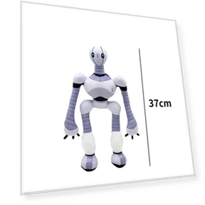 Flexible Arm Wilderness Robot Plush Cartoon Doll — Plushies, Glowing