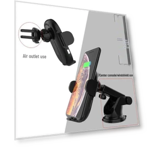 Infrared Sensor Car Mount & Wireless Phone Charger — Dashboard Installation Kits, ElectroCN