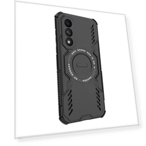 Magnetic Case Butterfly Armor Hollow Heat Dissipation PC+TPU Phone Cover — Basic Cases, Smartwatch 2025