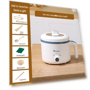 Multi-functional Electric Cooker — Space-Saving Microwave Solutions, AI Supermarket
