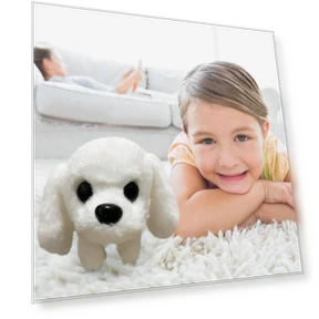 Realistic Robot Puppy — Interactive, Colorful wall