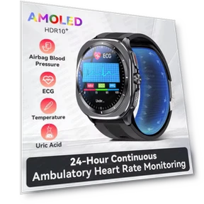 Smart Watch with Air Pump and Safety Cushion — Smartwatches, ElectronicsHome