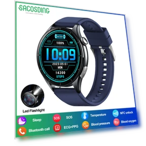 Smart Watch with AMOLED HD Display — Smartwatches, SACOSDING