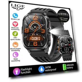 Smart Watch with Curved Screen — Smartwatches, LIGE