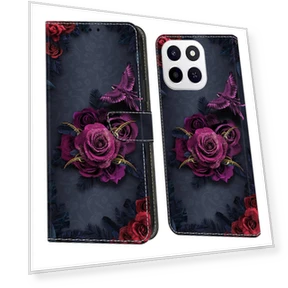 Wallet Case Pattern Printing PU Leather Flip Stand Phone Cover — Flip Cases, Smartwatch 2025