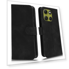 Leather Case Skin Feel Anti Drop Wallet Flip Phone Cover — Flip Cases, Smartwatch 2025
