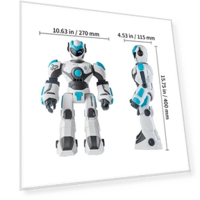 RC Robot Toys Mechanical Combat Police Early Education Intelligent Robot Electric Singing Children's Birthday Gift — Interactive Figures & Robots, SucceBuy